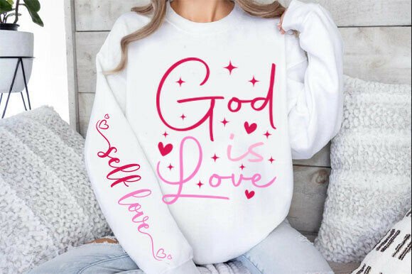Coquette Valentine God SVG: Graphics for T-Shirt Designs