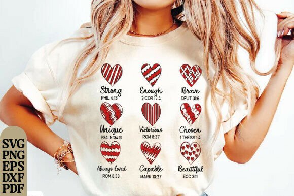 God Says I Am Valentine PNG Graphics for T-Shirt Designs