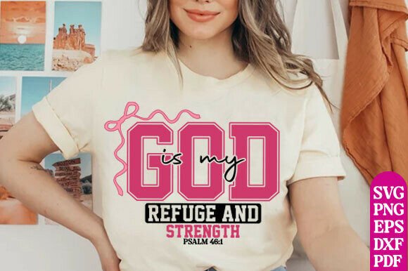 God SVG, Psalm 46:1 Embroidery Review