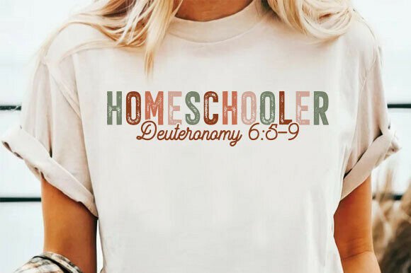 Homeschooler PNG Christian Sublimation Graphics