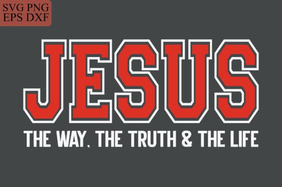 Jesus SVG Christian Varsity Design PNG: Graphics for T-Shirt Designs