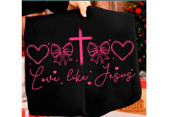 Love Like Jesus Graphics: Valentine Christian T-Shirt Designs