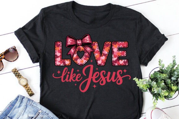 Love Like Jesus Valentine’s Day PNG